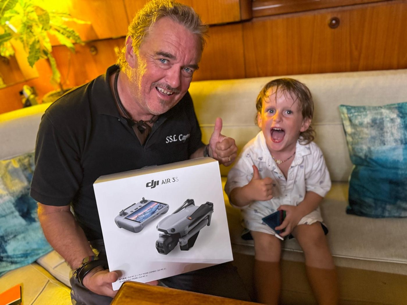 Rick and Ricci with a new DJI drone